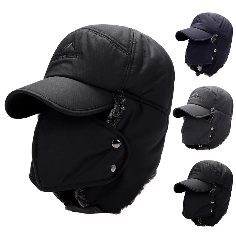 Trapper Hat Ear Flap - Kışlık Kürklü Sıcak Rüzgar Geçirmez Şapka