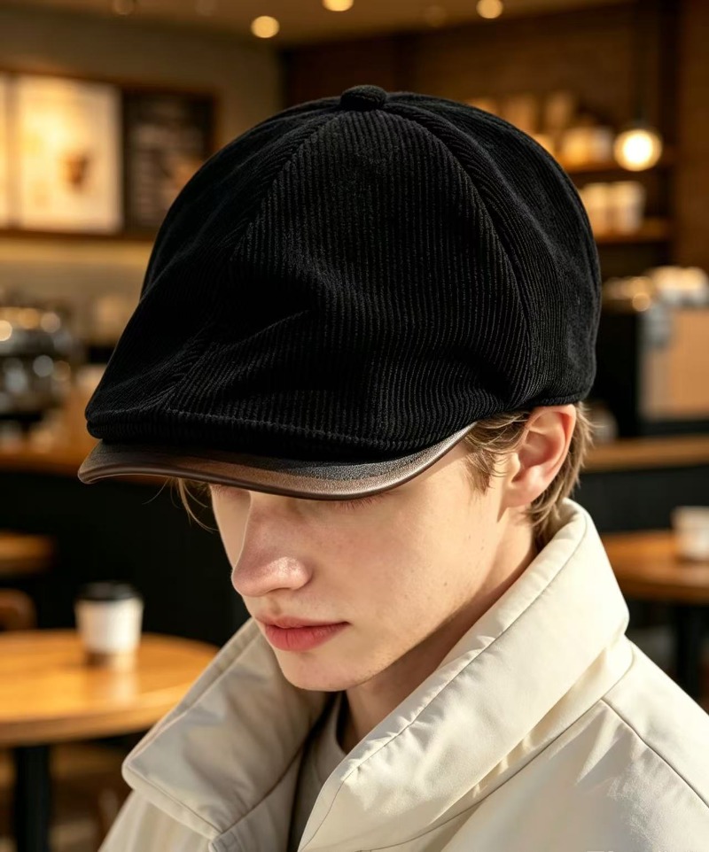 Newsboy Cap Ivy - Erkek Vintage Kordonlu Gazeteci Şapkası Klasik