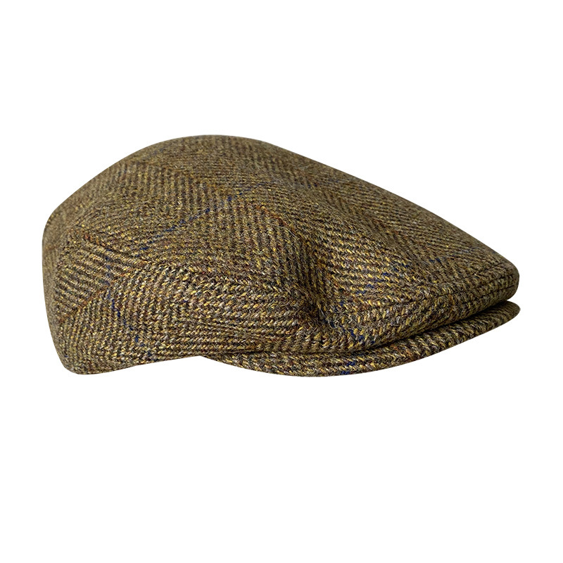 Çizgili gri yeni yün düz kap e - Newsboy Cap Ivy incelemesi ve fiyatı