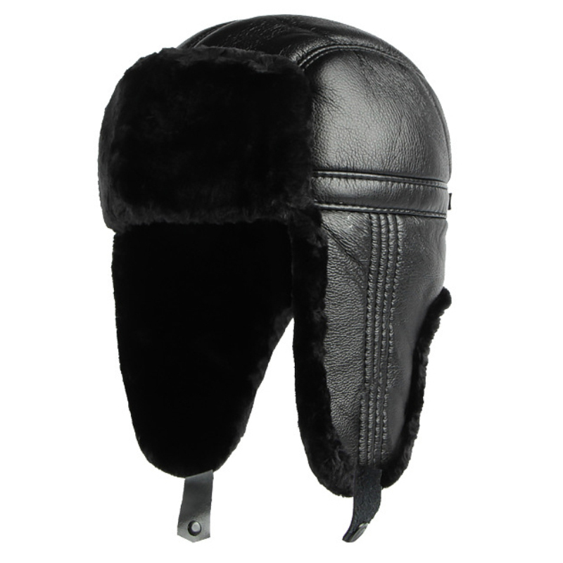 HT4002 yeni PU deri rus şapka  - Trapper Hat Ear Flap incelemesi ve fiyatı