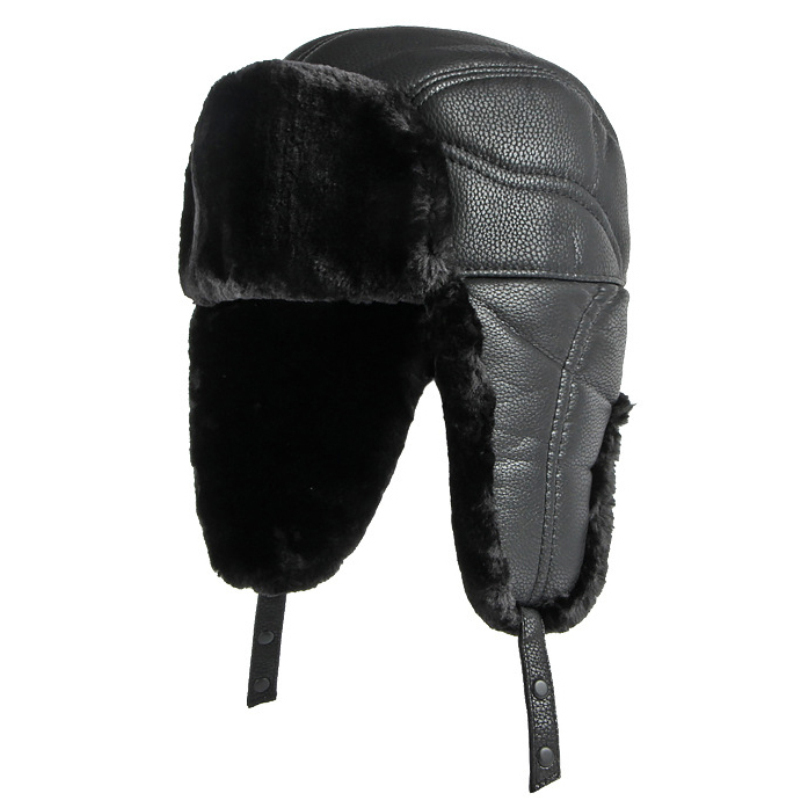 HT4002 yeni PU deri rus şapka  - Trapper Hat Ear Flap incelemesi ve fiyatı